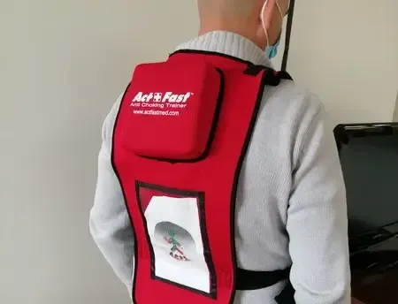 Gilet d'apprentissage de désobstruction des voies aérienne